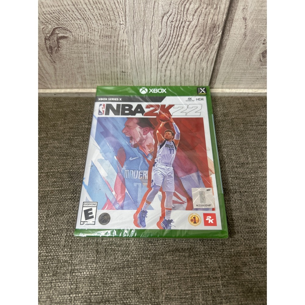NBA 2K22 Xbox Series X Video Game Luka Doncic Cover New Sealed 4K HDR 2K Sports